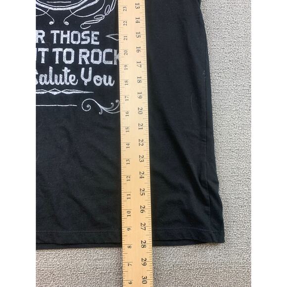 AC/DC Men's For Those About To Rock We Salute You Size M Black T-Shirt‎ - Picture 6 of 7